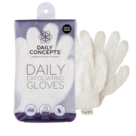 3 Piece All Over The Body Set | Daily Concepts | NEW | Scrubber Stretch Cloth - Picture 6 of 8